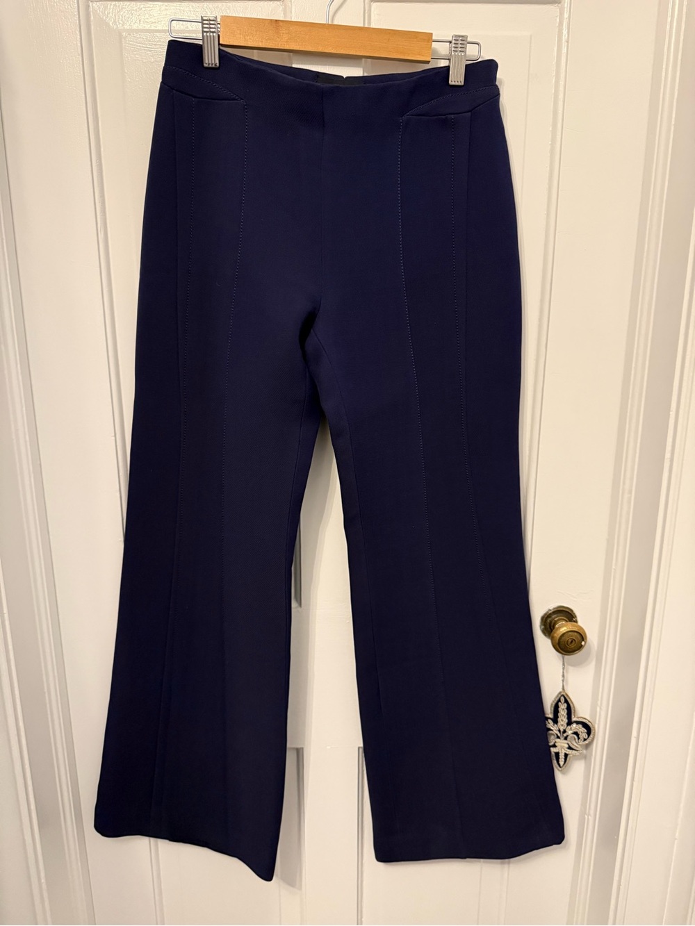 Derek Lam Navy flare Ponte Pants